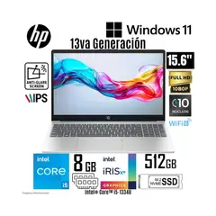 HP - Laptop fd0254la 15.6 INTEL i5 13VA 8GB 512GB SSD W11