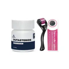 GENERICO - Dutasteride Contra la Caida Capilar 30 caps + Dermaroller