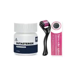 GENERICO - Dutasteride Contra la Caida Capilar 60 caps + Dermaroller