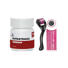GENERICO - Tratamiento para Caída Avanzada de Cabello Dutastemax 30caps + Dermaroller