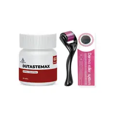 GENERICO - Tratamiento para Caída Avanzada de Cabello Dutastemax 60caps + Dermaroller