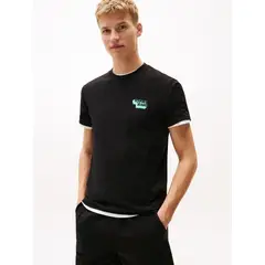 TOMMY HILFIGER - CAMISETA TJM SLIM STACK LOGO TEE EXT