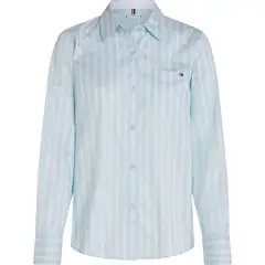 TOMMY HILFIGER - BLUSA SOFT POPLIN STP ROLL-TAB SHIRT TH