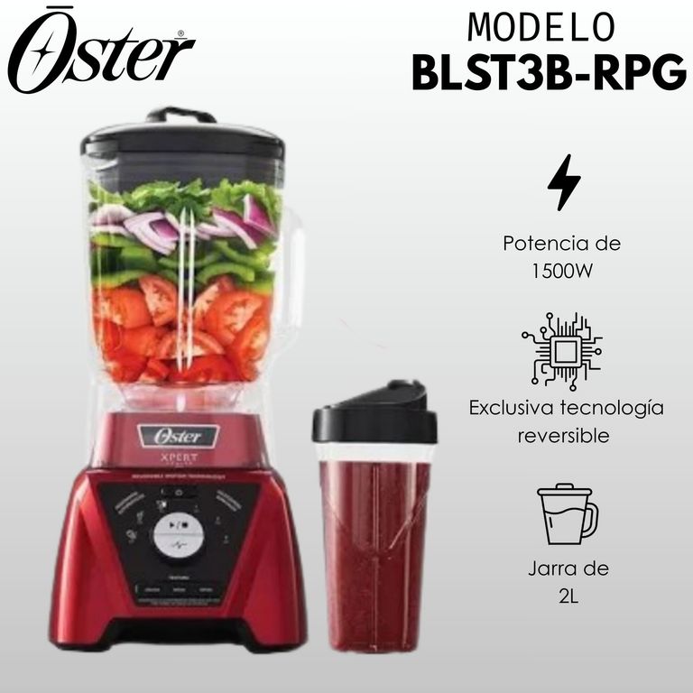 Licuadora Xpert Series Control de textura y BlendNGo BLST3B-RPG