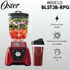 OSTER - Licuadora Xpert Series Control de textura y BlendNGo BLST3B-RPG