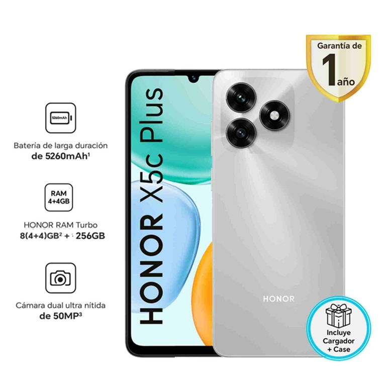 X5c Plus 4GB+256GB - Meteor Silver