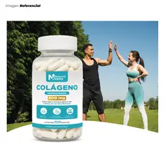GENERICO - Colágeno Hidrolizado 600 mg Elasticidad y firmeza para tu piel 100 Cápsulas