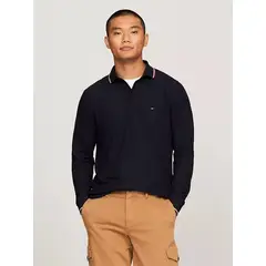 TOMMY HILFIGER - POLO M RWB TIPPED LS POLO TH
