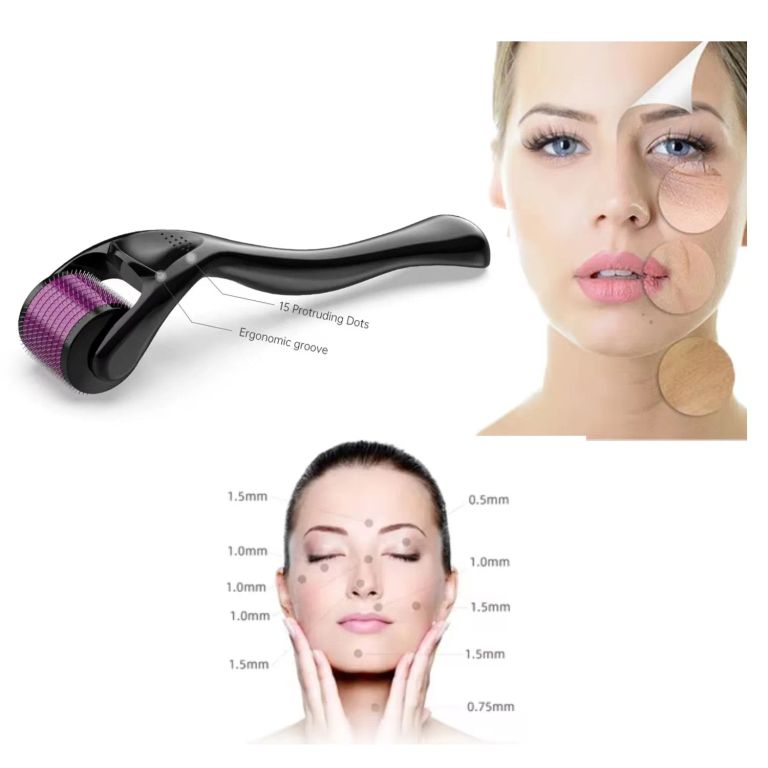 Derma Roller para Piel Cabello y Barba al 05mm