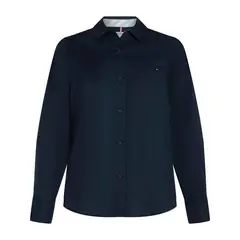 TOMMY HILFIGER - BLUSA CLASSIC POPLIN ROLL-TAB SHIRT TH