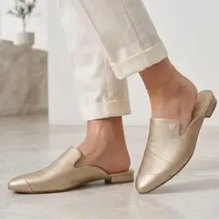 GENERICO - Zapatos mules Mujer Misshus Iris dorado