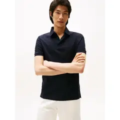 TOMMY HILFIGER - POLO DC WINDOWPANE TEXTURED POLO TH
