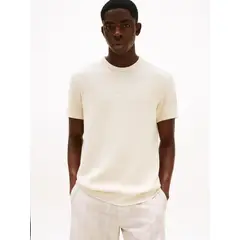 TOMMY HILFIGER - CAMISETA TJM SLIM WAFFLE SCRIPT TEE