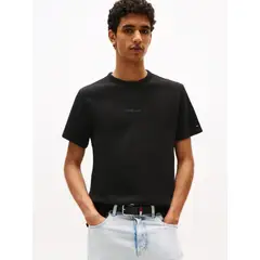 TOMMY HILFIGER - CAMISETA TJM SLIM WAFFLE SCRIPT TEE