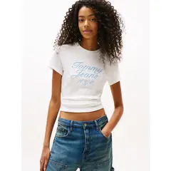 TOMMY HILFIGER - CAMISETA TJW SLIM TJ WAFFLE TEE