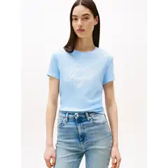 TOMMY HILFIGER - CAMISETA TJW SLIM TJ WAFFLE TEE