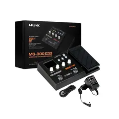 NUX - MG-300 MKII Pedalera Multiefecto para Guitarra Eléctrica con Pedal de ExpresiónWah Wah