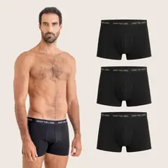 DROP THE LABEL - 3-Pack Boxer Algodón Pima