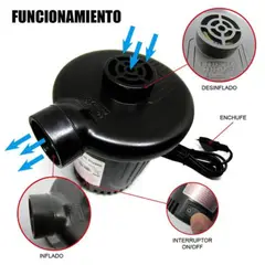 NOLOGO - Inflador Eléctrico Original Para Colchones Juegos