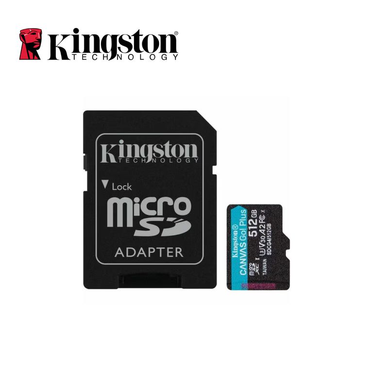 TARJETA MICROSDXC CANVAS GO! PLUS 512GB CLASS 10-UHS-I U3 V30 A2