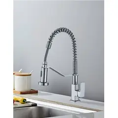 XM - LLAVE DE COCINA AL MUEBLE RESORTE CROMADO LC1077