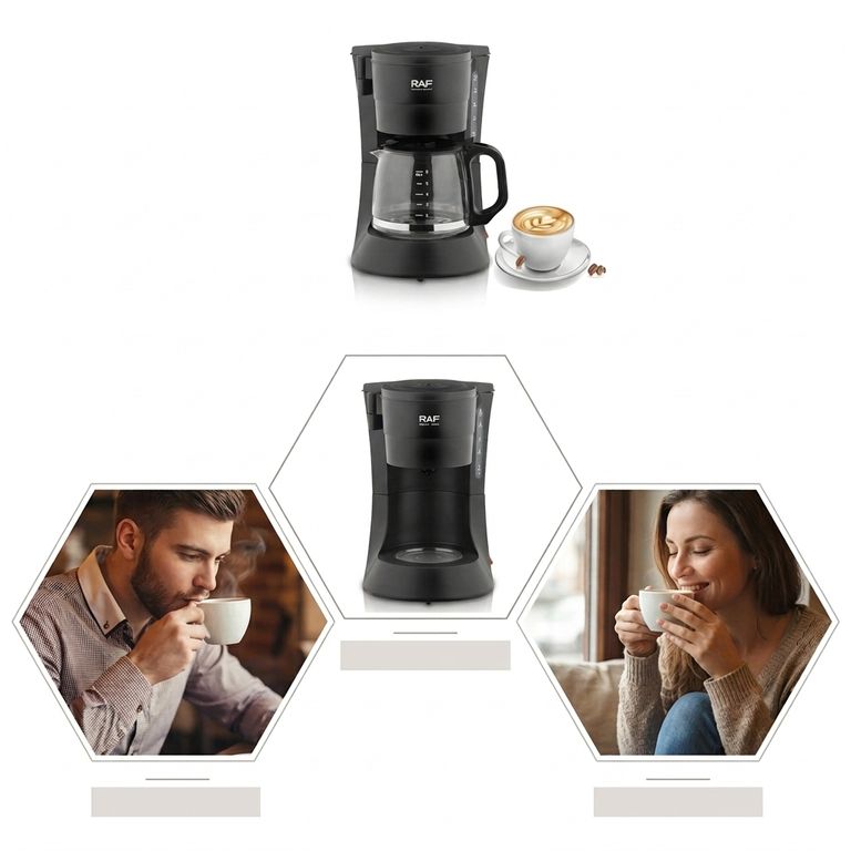 Máquina de Café Pasado 680W - Cafetera Automática para Hogar y Oficina