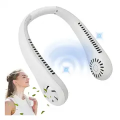 GENERICO - Ventilador de Cuello Inalámbrico Recargable 3 Velocidades