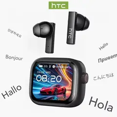 HTC - Bluetooth auriculares inalámbricos de reducción de ruido de movimiento traducen auriculares ai