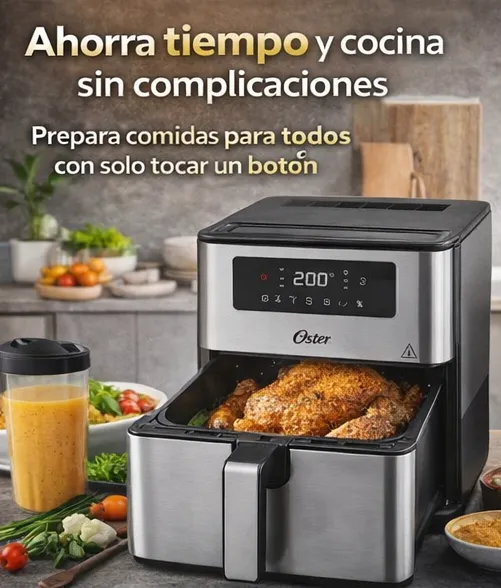Freidora de Aire 9L Digital CKSTAF90D Sin Aceite Panel Táctil Gran Capacidad