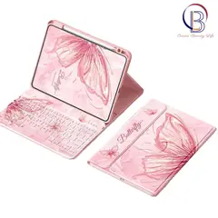 PUREPOWER - Funda con teclado de español Ñ para iPad Pro11 1ª2ª3ª4ª y Air 8a7a6a5a4a 11