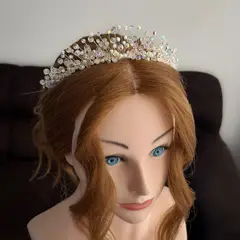 ANADE HANDMADE - DIADEMA CORONA TIARA ACCESORIOS PARA NOVIAS