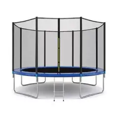 EVERBEST - Cama Elástica Trampolín Diámetro 365cm con Escalera tubo galvanizado 1-3mm