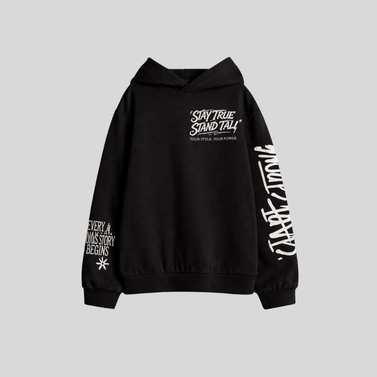 Polera con capucha streetwear - Eclipse