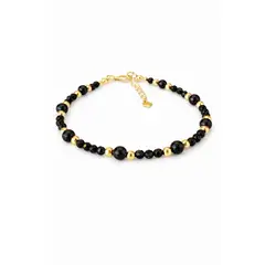 GENERICO - Pulsera de Mujer con Ónix Natural Elegancia, Protección y Energía en una Joya Única