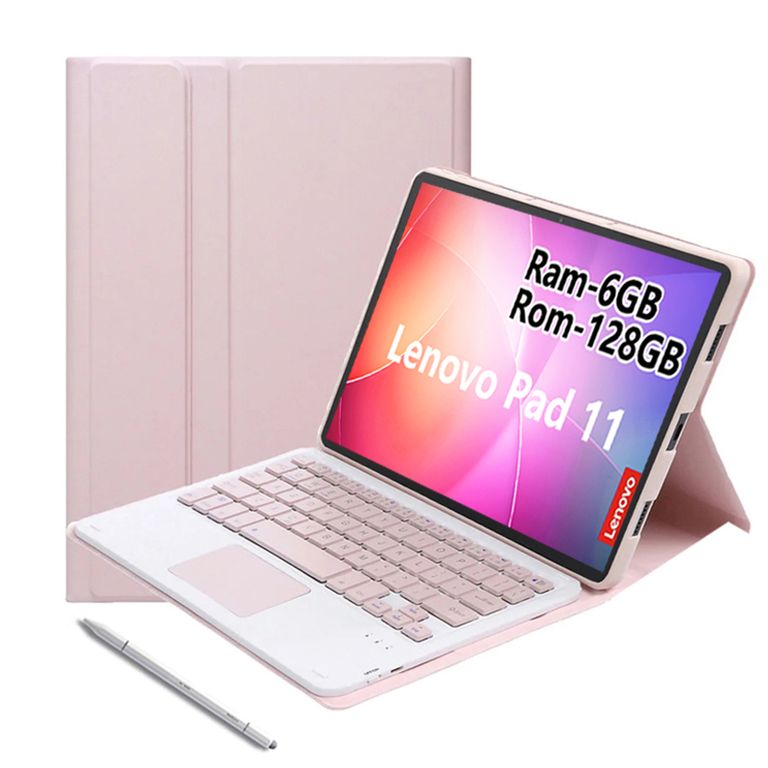 Tablet Pad 11 2025 6GB+128GB WiFi y Teclado & Lápiz-Rosa