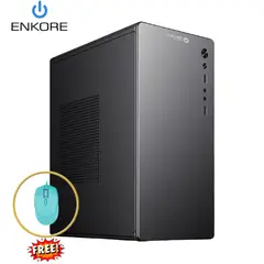 ENKORE - Gabinete PC Epsilon ENC 1018 Micro ATX / Mini ITX con Fuente 230W Y mouse