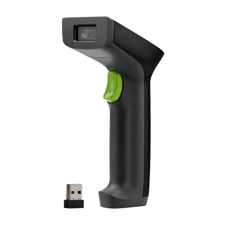 Escáner de Código de Barras Inalámbrico ZKB202S 1D 2D 2.4GHz Recargable