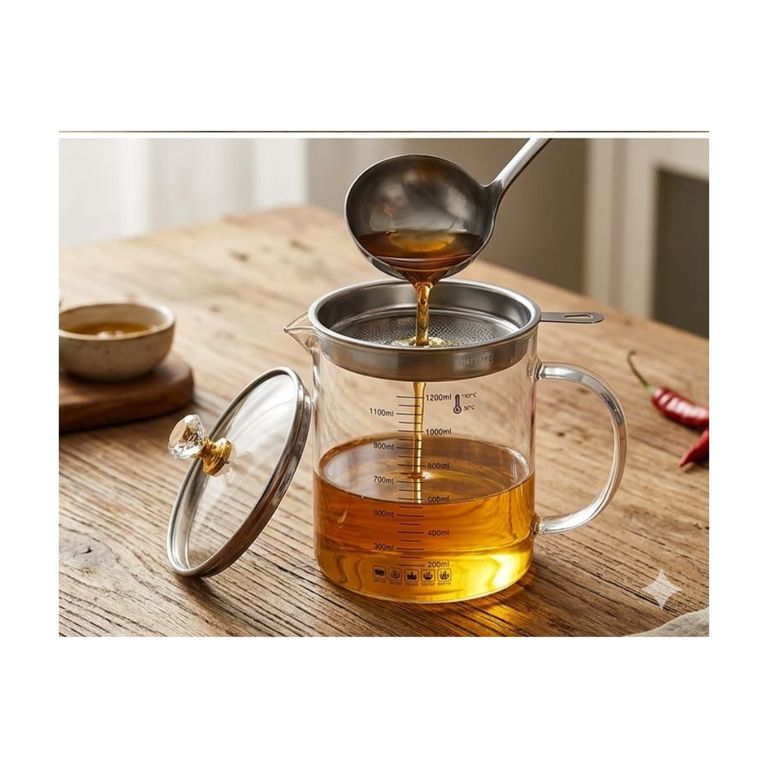 CONTENEDOR DE ACEITE CON COLADOR