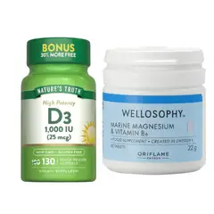 ORIFLAME - Vitamina D3 y Magnesio Marino