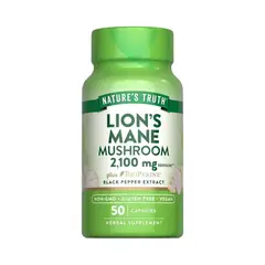 GENERICO - Lion's Mane 2,100 mg - 50 Cápsulas
