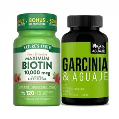 MUJER AGUAJE - Garcinia y Aguaje y Biotina Tabletas
