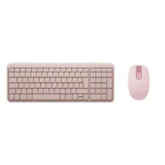 LOGITECH - KIT TECLADO Y MOUSE MK250 BLUETOOTH ROSA