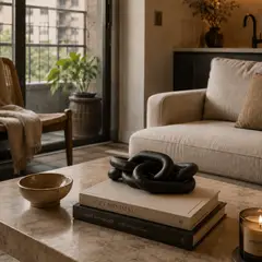 LAR DANIELSEN - Cadena decorativa de madera - Nudo knot Negro