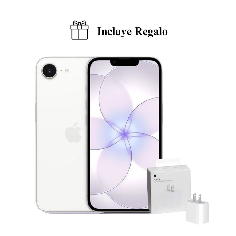 Nuevo iPhone 17e 256GB ( eSIM ) 2026 + Cubo de 20W