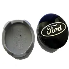 GENERICO - Tapa Central compatibles con Aros Ford 54mm Negro 1 Unidad