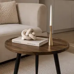 LAR DANIELSEN - Candelabro dorado 19.5 cm - Torn