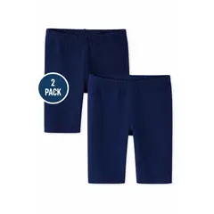GENERICO - Pack x2 Biker Short Niña Lycrado