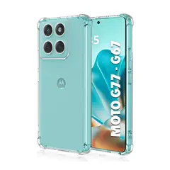 GENERICO - Case Funda Protector MOTO G67 MOTO G77 - CASE GOMA TRANSP ANTISHOCK
