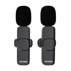 MAXTRON - Micrófono Inalámbrico Streaming Solapero Artist MX M168