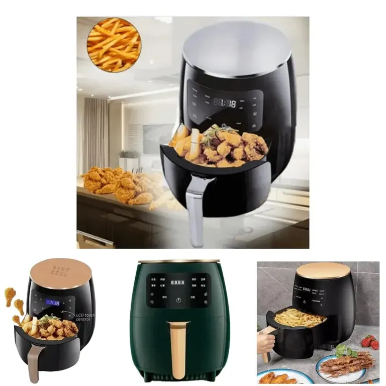 Freidora de Aire 6Litros 2400W Temperatura Regulable hasta 200°C